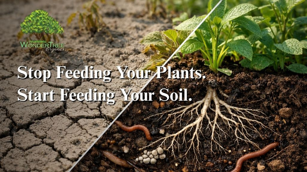 Stop Feeding Your Plants. Start Feeding Your Soil.