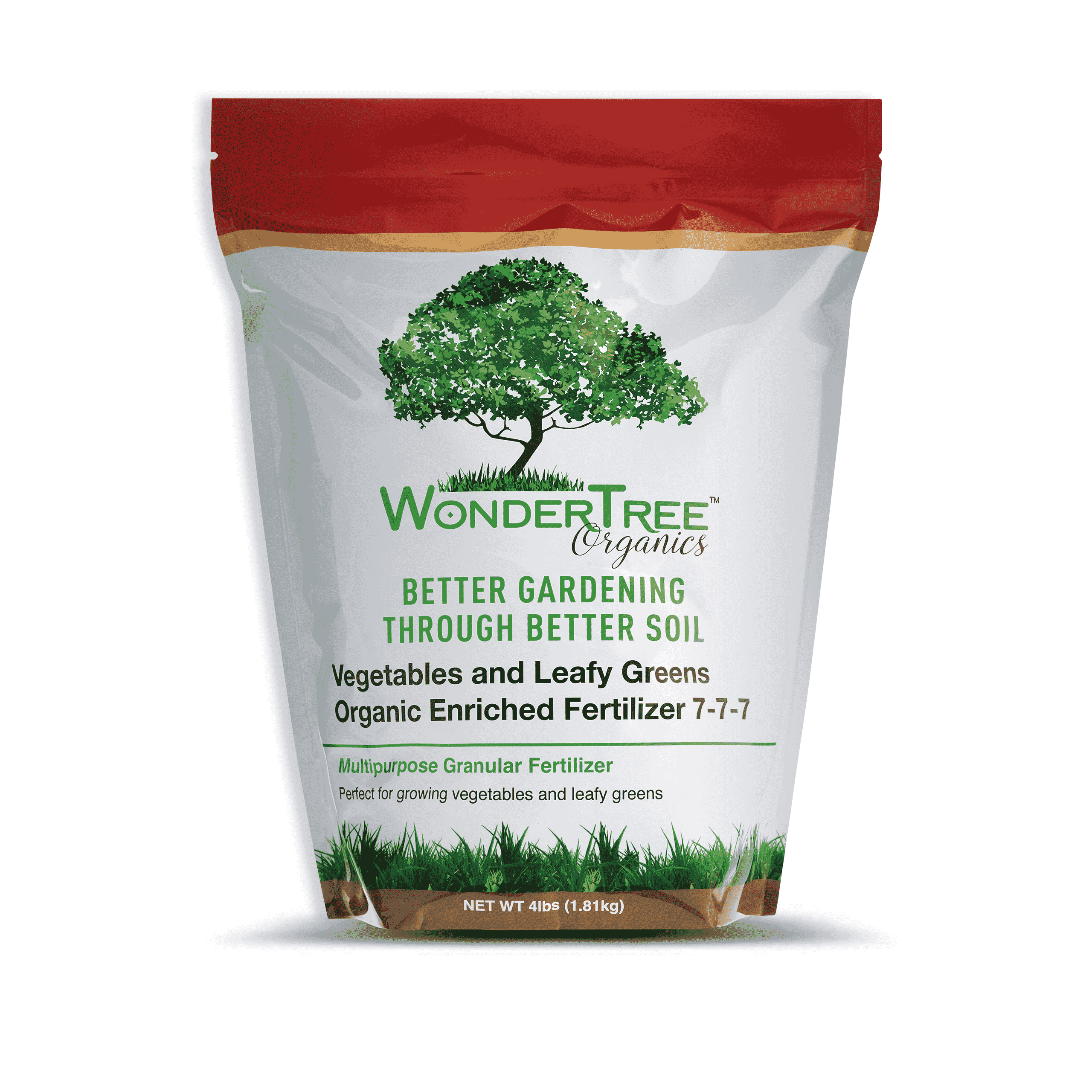 4lb Vegetables and Leafy Greens Fertilizer 7-7-7